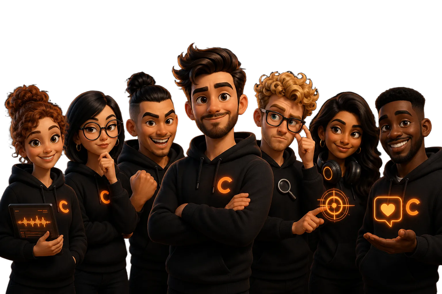 The CMOOS marketing team